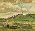 VAN GOGH VINCENT (1853-1890) - Hill of Montmartre with Quarry, The